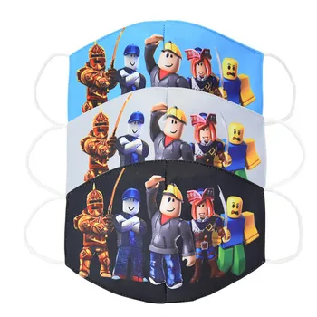 

2020 Cartoon Cotton Face Masks Anti Pollution Dust Mask Adult Kids Dust Respirator Washable Reusable Unisex Mouth Muffle for Kid