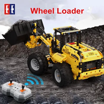 

DIY CaDA 491PCS Building Blocks Car Series Technic C51058W 2.4GHz Wireless RC Wheel Loader Blocks Series Toy for Kids