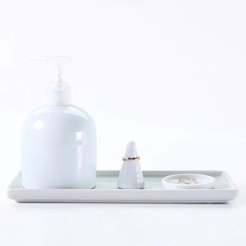 2 Bath Soaps Set! White porcelain tray from Japan New MUJI Soap dish 