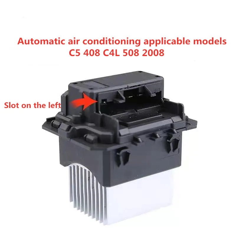 Heater blower resistor Air conditioner blower resistance speed control module For Peugeot 408 508 2008 Citroen Elysee C4L C5 OEM: ZQ92291480