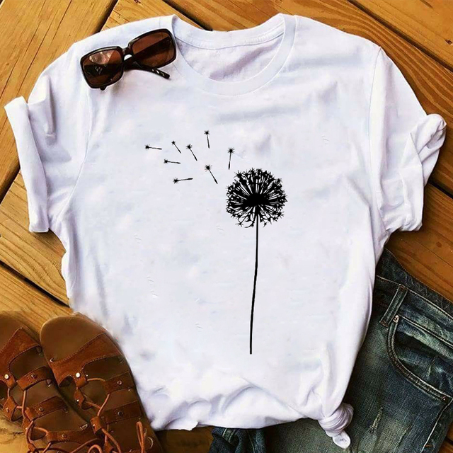 2020 Spring Summer Mountain Travel Fox Clothing Print Lady Womens Top Ladies Graphic Female  T Shirt T-shirts Tee T-Shirt