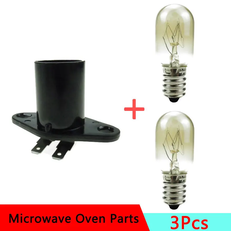 Цоколь E14 СВЧ лампочка лампа запасные части для микроволновой печи аксессуары |