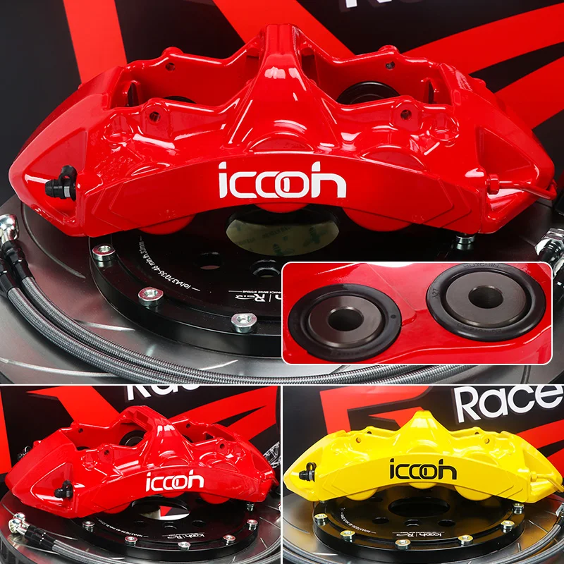 Icooh 레이싱 프론트 브레이크 시스템, 하발 f7, f7x 19 인치용, 362mm 디스크, 6 피스톤 켈리퍼