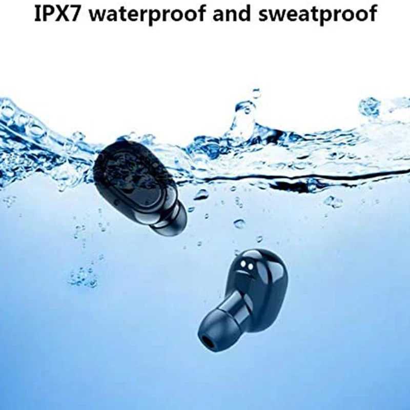 Bluetooth 5 0 Earphone Wireless LED Display TWS Stereo Sport Waterproof Stereo Earbuds Headset Headphone Pink