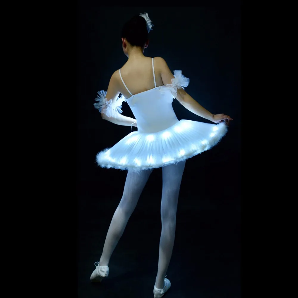2020 New Arrival Ballet Dress Professional Ballet Tutus Led Swan Lake Adult Dance Clothes Tutu Skirt Ballerina Dress For Party
