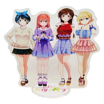 

Japanese Anime Rental Girlfriend Acrylic Stand Figure Model Plate Holder Cake Topper Toys Desktop Decor For Kids Boy Gift