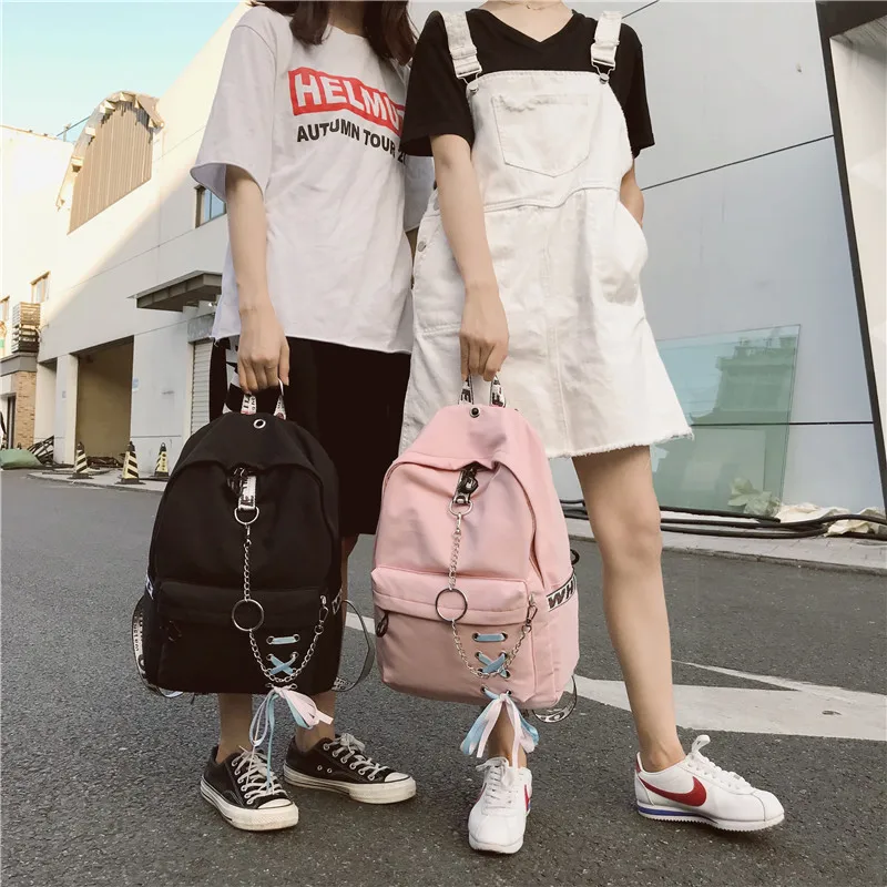 Школьная сумка женская в Корейском стиле Harajuku Ulzzang старшеклассники средней школы большой емкости водонепроницаемый рюкзак Wome