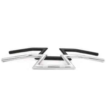 

Black/Chrome 1" 25MM Drag Handlebar Handle Z Bars For Harley Honda Yamaha Suzuki Kawasaki Dyna Touring Cruiser Chopper Bobber