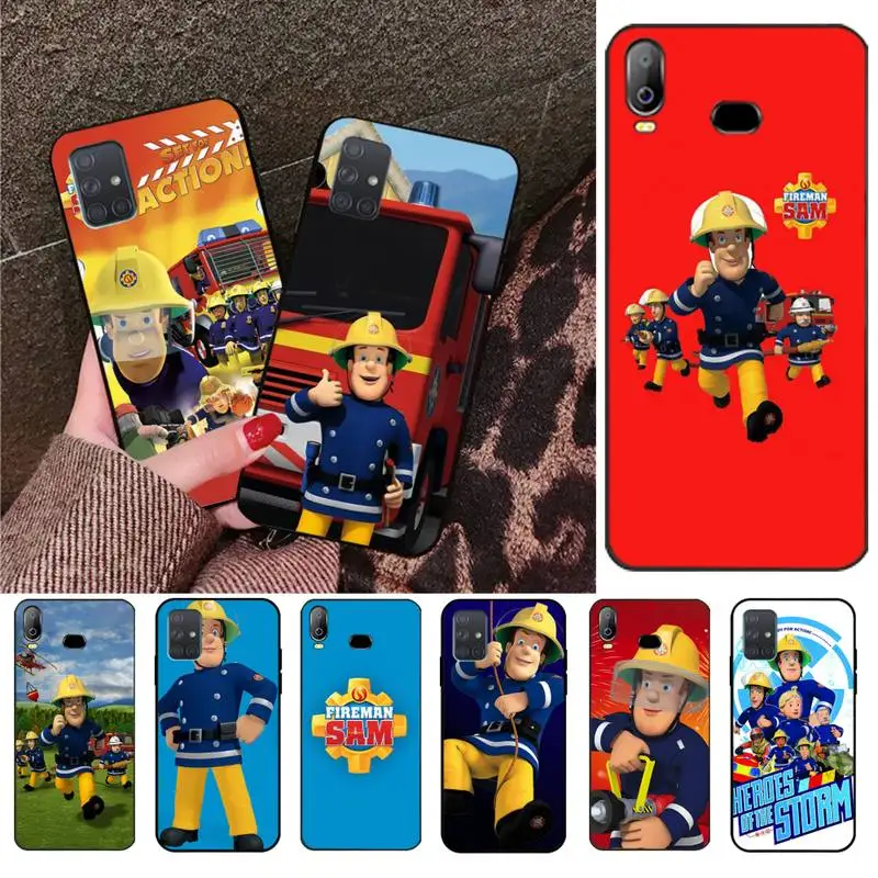 Yjzfdyrm Fireman Sam Children Art Painted Phone Case For Samsung Galaxy A01 A11 A31 A81 A10 0 A30 0 A50 0 A80 1 1 A51 Phone Case Covers Aliexpress