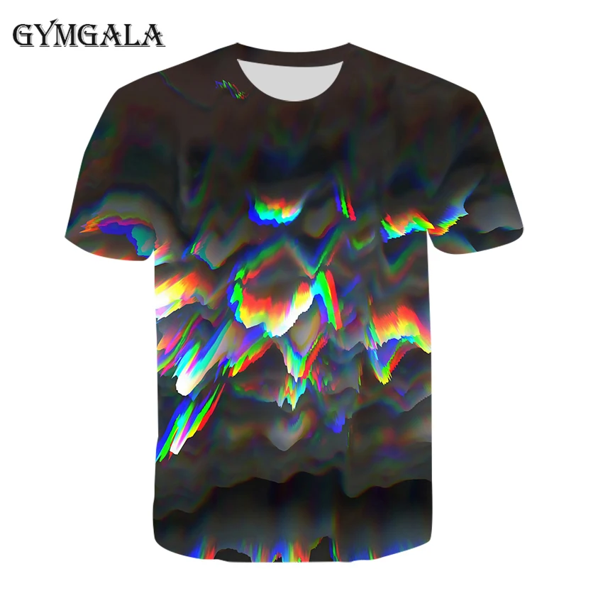 

2020 summer new Harajuku style short sleeve 3D color printing custom graphics casual men's and women's children's T-shirt