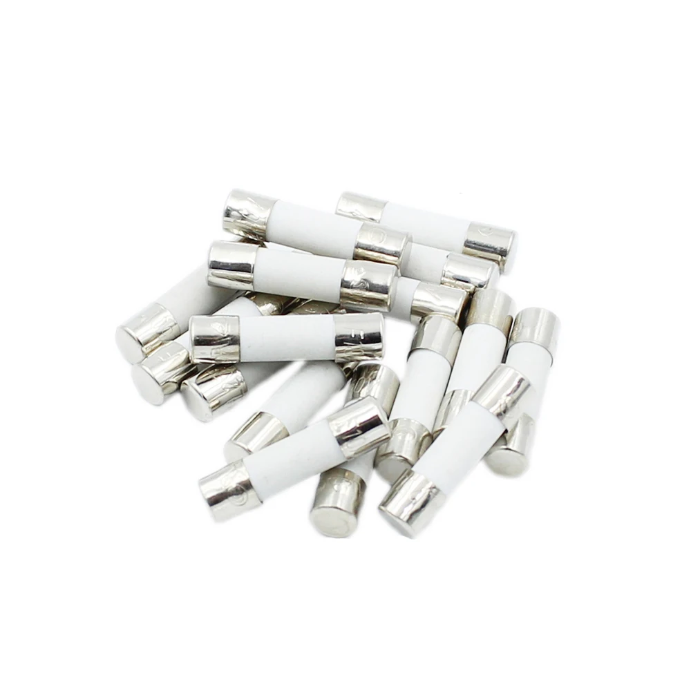 10PCS 5*20MM/6*30MM Fast blow Ceramic Fuse 250V 0.1A-20A ceramic fuse fast acting fuse