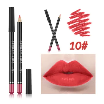 

Matte Lip Liner Pencil Set 12 Assorted Colors Lip Makeup Soft Pencils Waterproof and Long Lasting Velvet Lip Liners B88