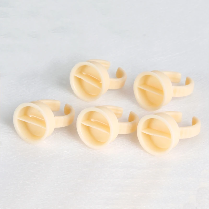 

4Types 100pcs Silicone Semi-permanent Tattoo Ink Ring Cup Tattoo Pigment Ink Storage Cups Accesories