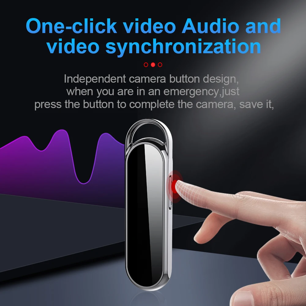 VJOYCAR Keychain Digital Voice Recorder D8 Voice