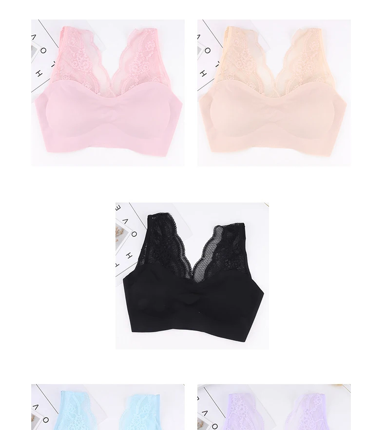 Explosion Lace Bra beauty Back Bralette женский без стального кольца, тонкое Спортивное нижнее белье, бюстгальтер для сна, мягкое нижнее белье