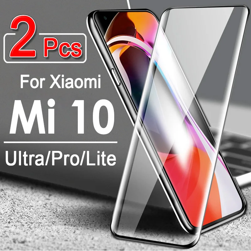 2 шт. Защитное стекло для экрана Xiaomi mi10 Pro Lite 10 Ultra 10Pro 10lite | Мобильные телефоны и