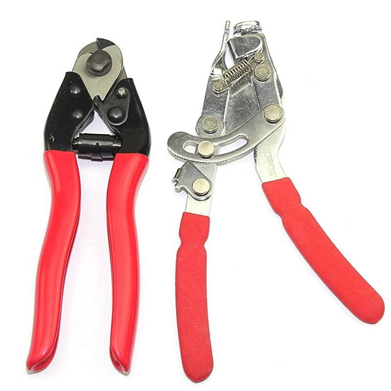 

ABUO-Universal Bicycle Cable Puller Tensioner and Cable Cutter Kit Brake Shift Cable Tool