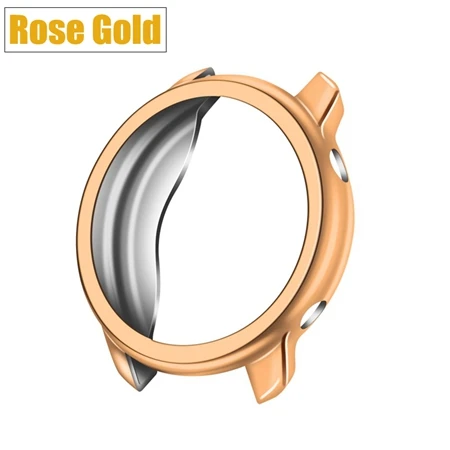 YUEDAER Soft Plating Case For Amazfit GTR 47mm Cover Protective For Xiaomi Amazfit GTR 47 Smart Watch Accessories Rose Gold Case - Цвет: Rose gold