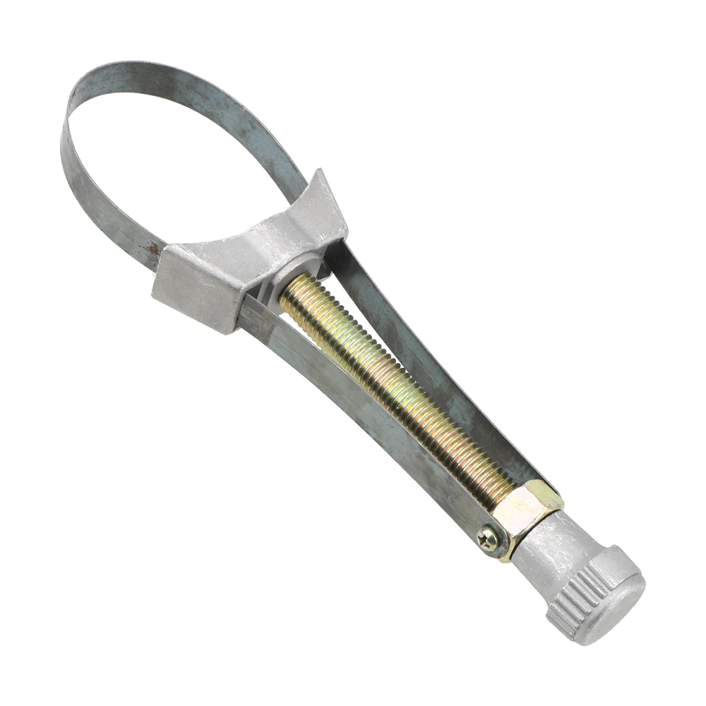 Hand Tools Car Oil Filter Removal Tool Adjustable 60mm to120mm Diameter Steel Strap Wrench 2