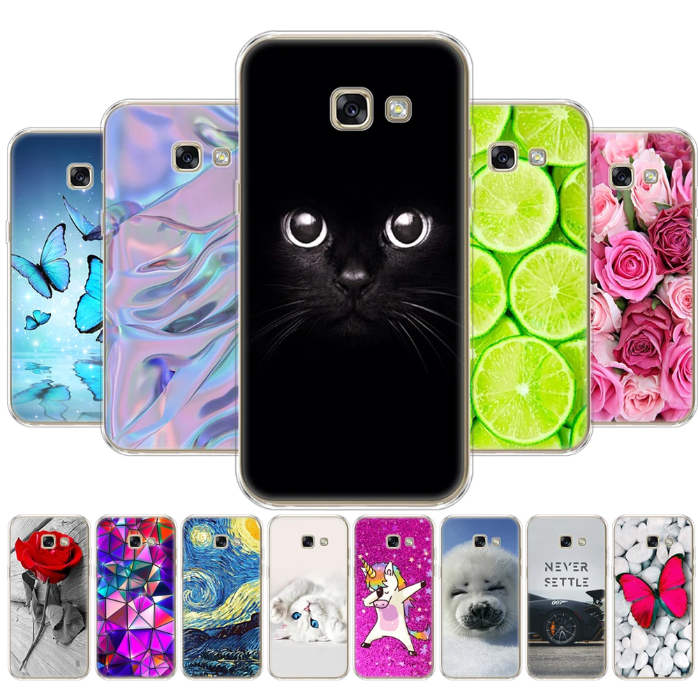 Custodie Per Samsung A5 2017 Custodia Morbida Per Telefono Tpu Per Samsung Galaxy A5 2017 Sm-A520F Cover Per Samsung Galaxy A5 2017 Cat