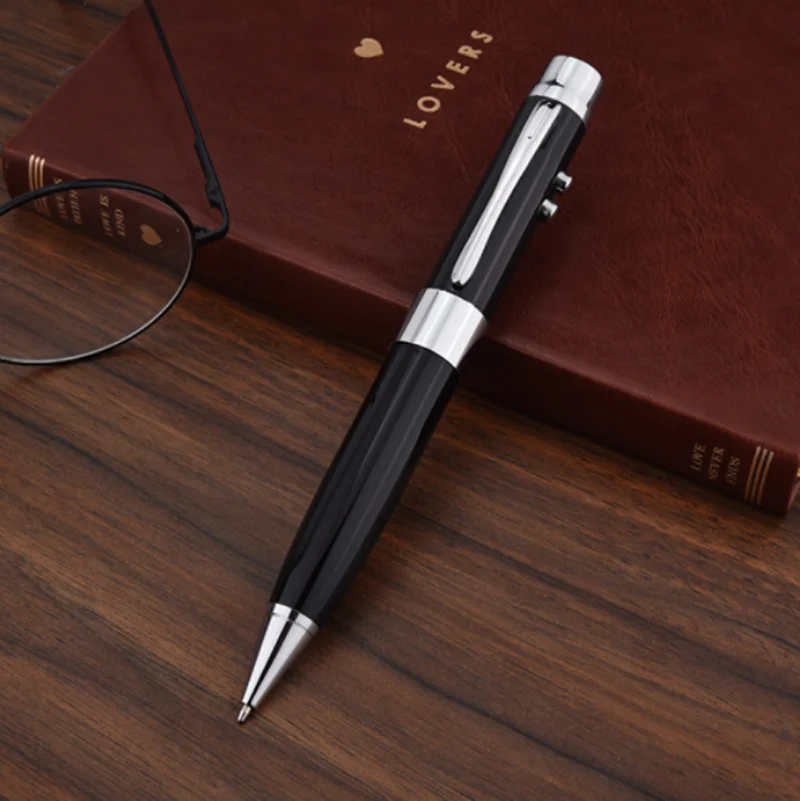Cool Black Laser Pointer USB2.0 Flashdrive Signature Ballpoint Pen