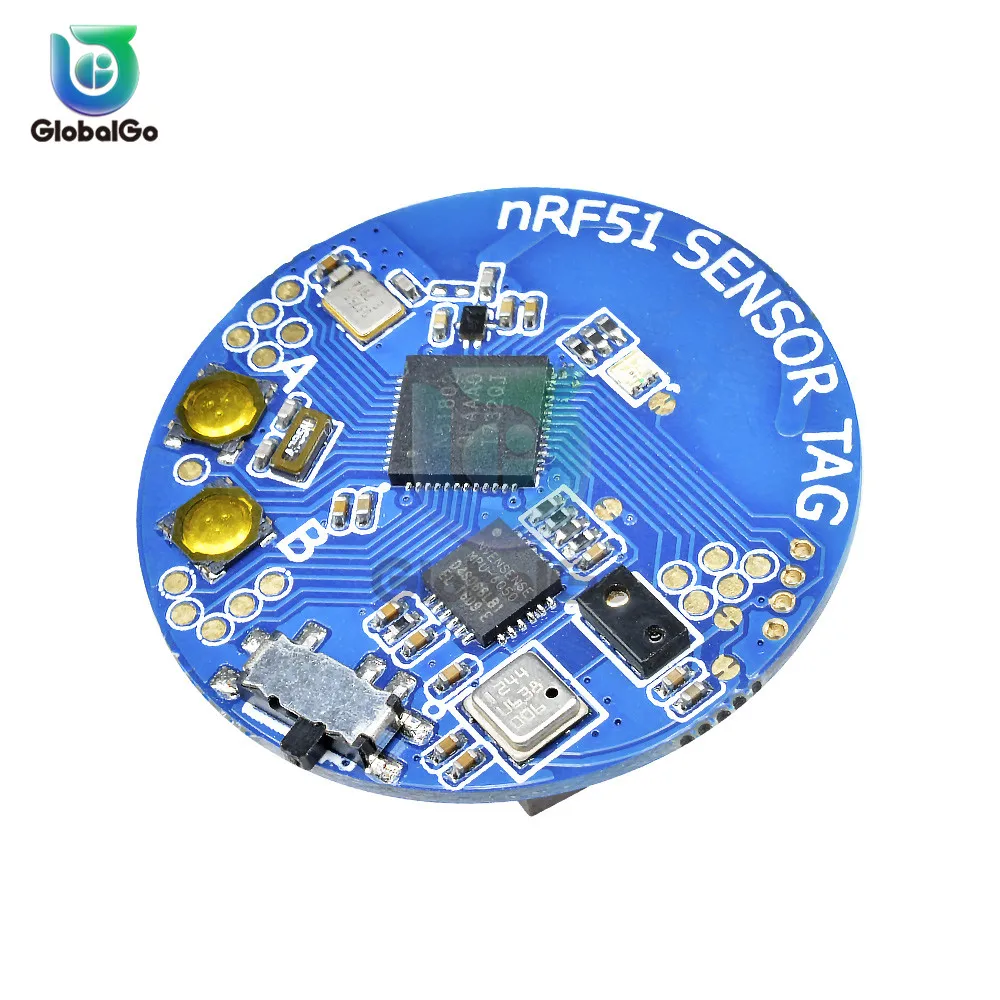 Bluetooth 4,0 NRF51802 SOC температура атмосферного давления модульный датчик ускорения гироскоп светильник Модуль управления датчиком