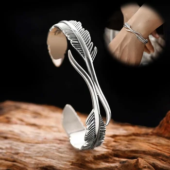Open Adjustable Tibetan Silver Bangle Cuff Bracelet