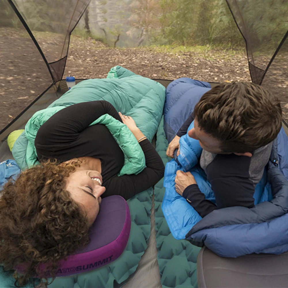Inflatable Mattress Camping Mat Zomake Inflatable Mattress Ultralight Sleeping Pad Fast Filling Air Mat Camping Sleeping Trekking Hiking Single