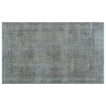 

Handmade Gray Vintage Overdyed Turkish Area Rug 163x268 Cm-5'4''X8'10''