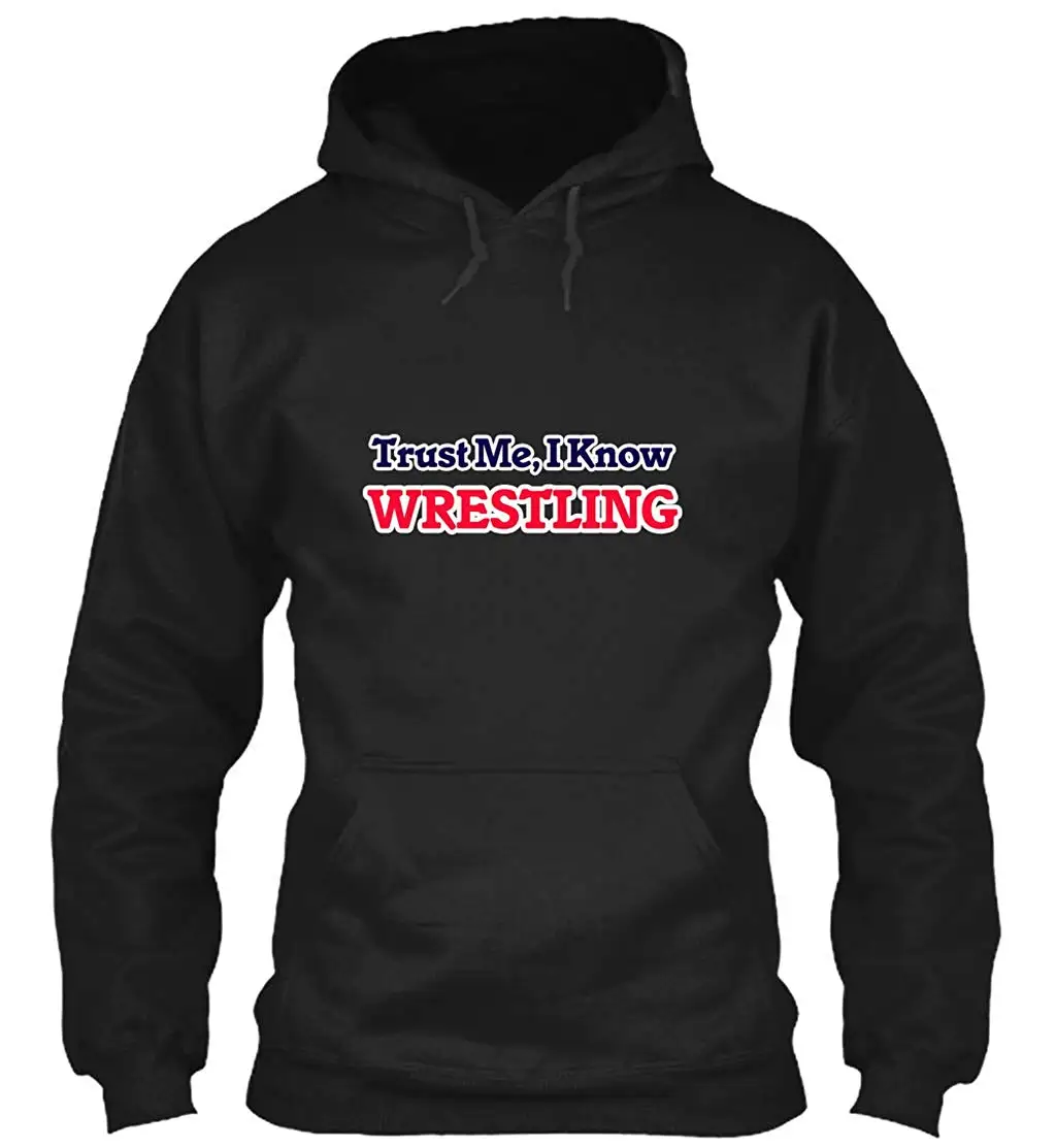 Trust me i Know Wrestling Толстовка-Gildan 8oz Тяжелая Смесь Толстовка |