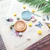 DIY Baby footprints customize Name Box set personalized Letter/Sealing Wax/wedding Wax Seal Stamp Custom invitations envelop ► Photo 2/5