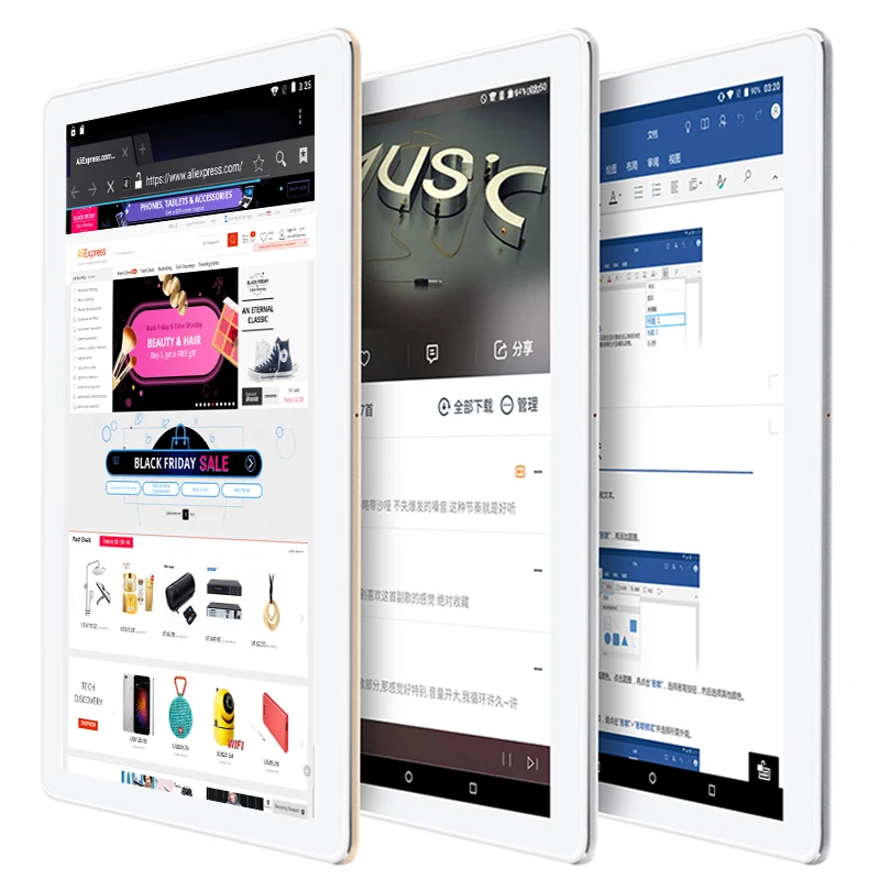  4G LTE Tablet pc 10 Inch Android 9.0 Phone call Tablets ten core 6GB RAM 128GB ROM WIFI GPS gaming 