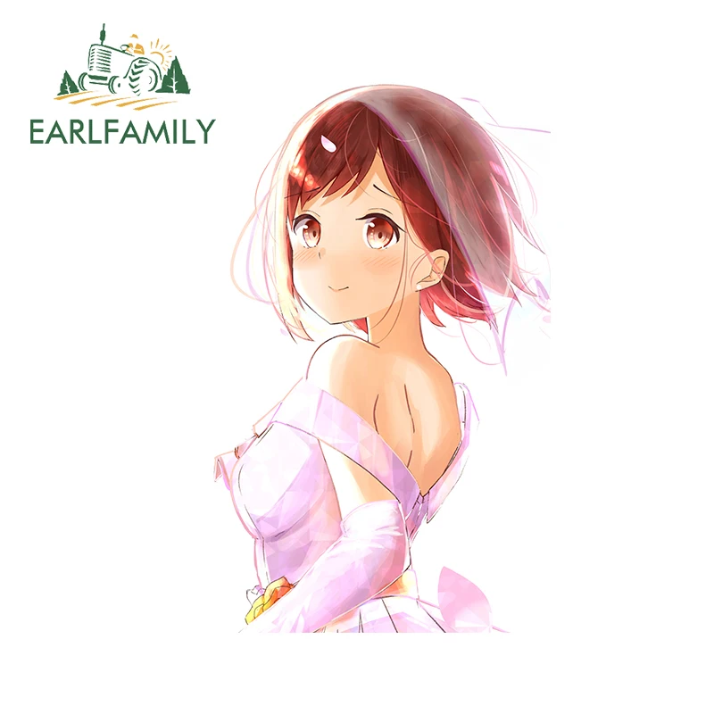 EARLFAMILY 13 см x 8 .. 1 для аниме-наклейки Hazawa Tsugumi BanG Dream виниловые автомобильные