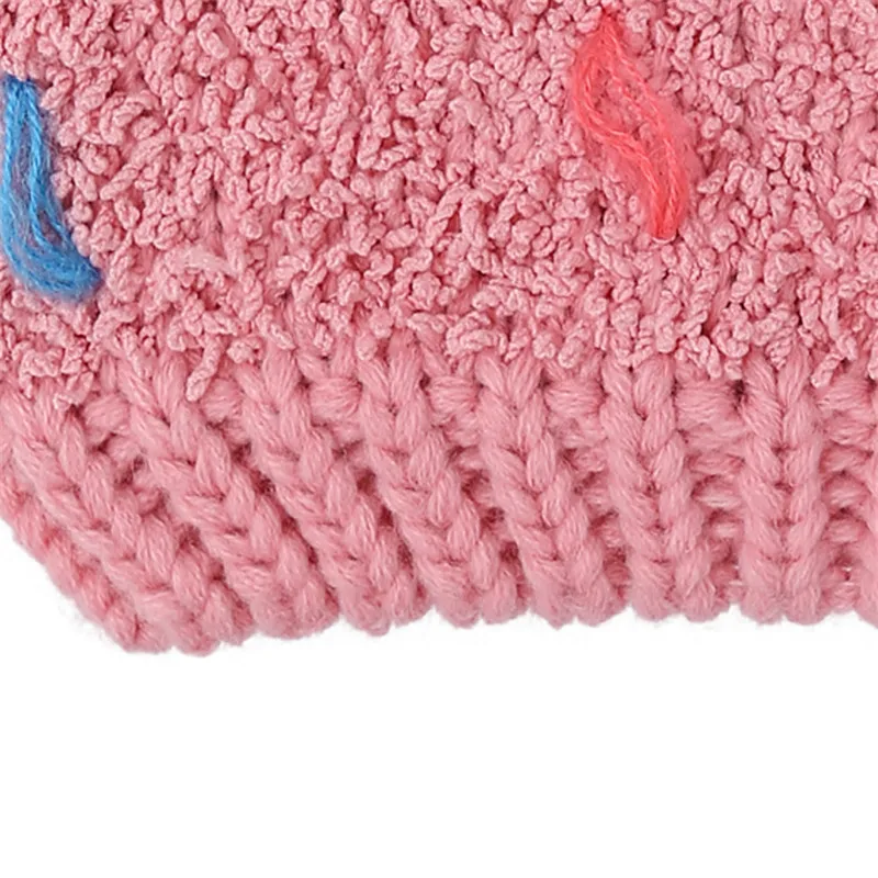 Зимняя модная повседневная женская акриловая шапка Skullies Beanines, разноцветные вязаные шапки Beanies, зимняя женская шапка, 5 цветов
