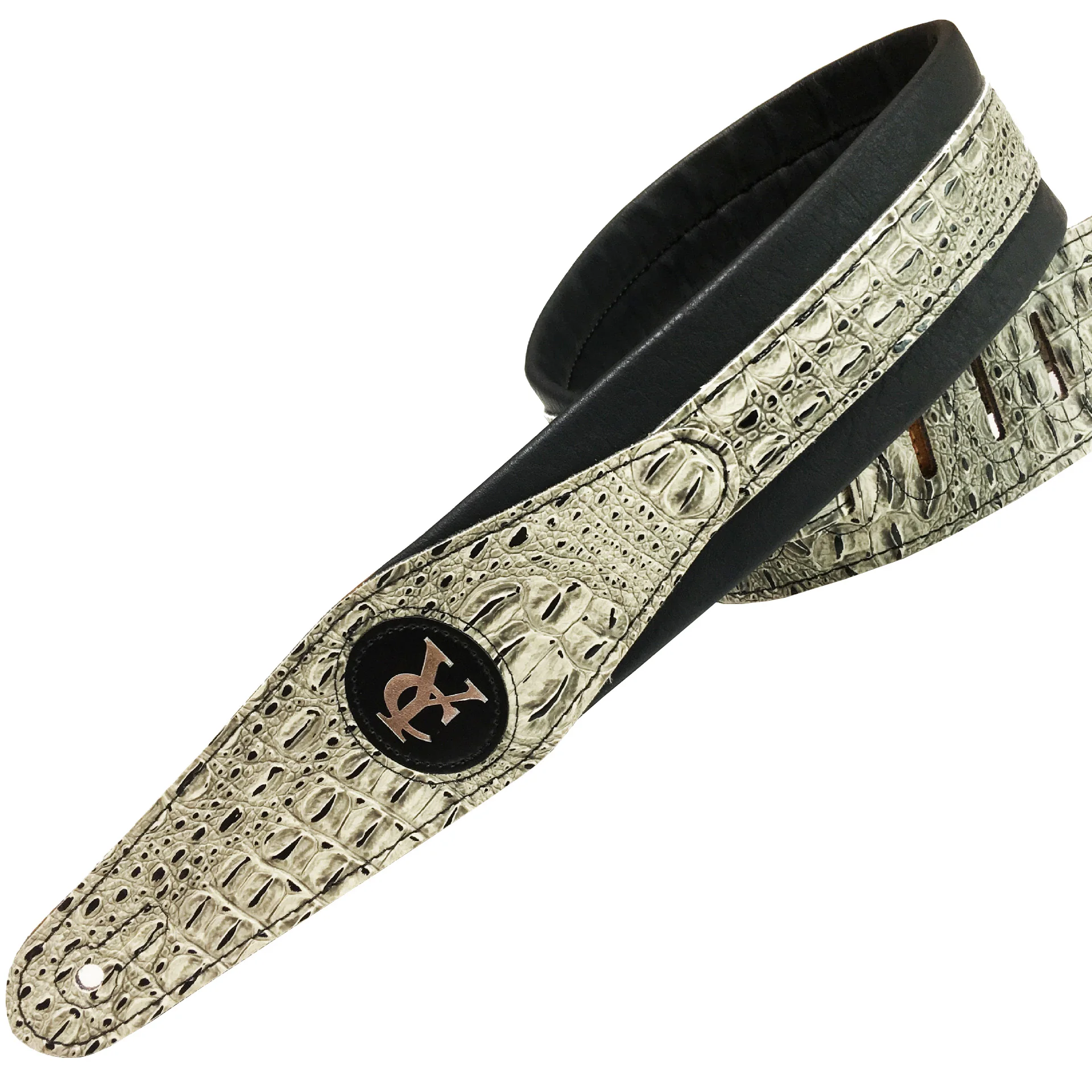Bass Strap Crocodile Skin Embossed PU leather Electric Guitar Belt Acoustic Accessories | Спорт и развлечения