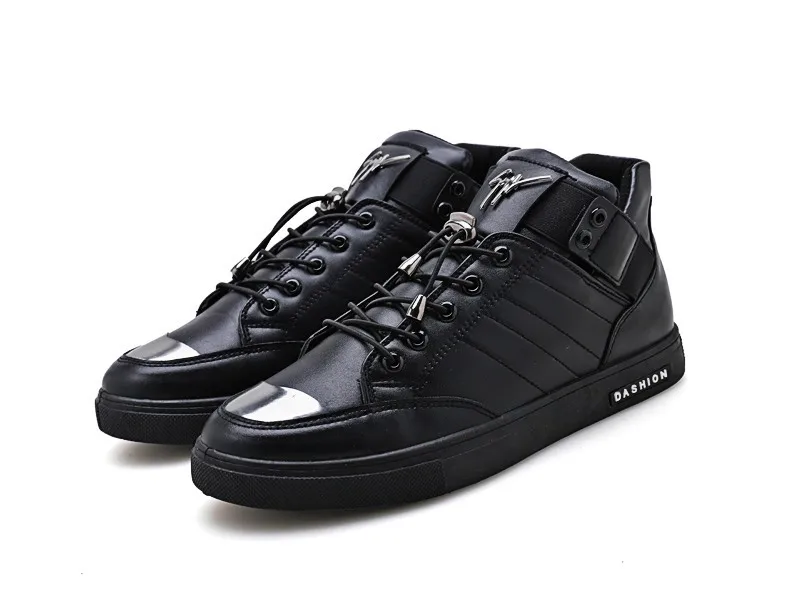 M- Autumn and winter new in the round head trend fashion outdoor sports shoes casual wild comfortable wear lace up men's shoes