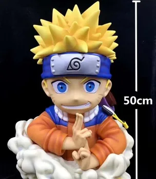 

1:1 Size Anime Naruto Uzumaki 50cm Statue Figure Model Toys