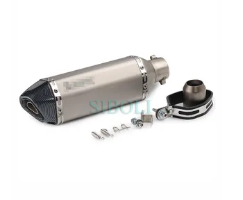 

51mm Universal Moto motorcycle exhaust muffler for FZ1 R6 R15 R3 ZX6R ZX10 Z900 1000 CBR1000 GSXR1000 650 K7 K8 K11 600