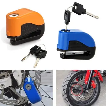 

Motorcycle Bike Disc Brake Alarm Lock Bicycle Fixed Anti Theft Security Lock Electric Bike Scooter Wheel Disc Brake Alarm Lock