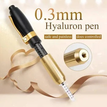 

0.3ml or 0.5ml Hyaluronic Acid Pen High Pressure Mesotherapy Gun Needle Free Meso atomizer Hyaluron gun for lip face lifting