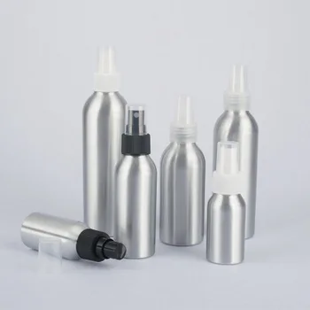 

Cosmetic package 250ml/150ml/120ml/100ml/50ml/30ml Mini Aluminum Cosmetic Emulsion Perfume Atomizer Empty Spray Bottle