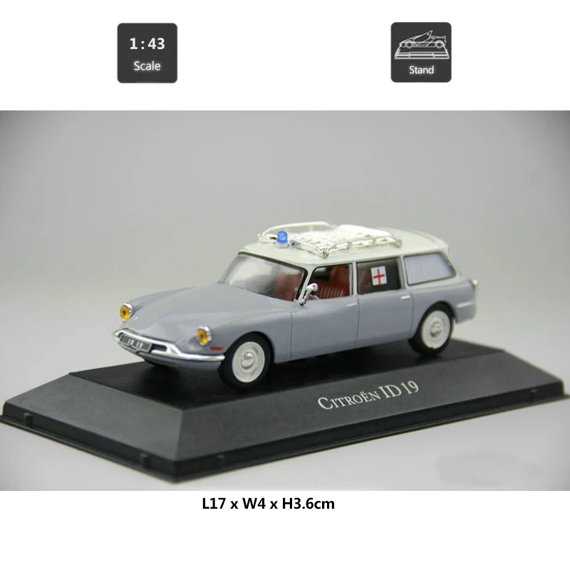 Модель машины скорой помощи HOMMAT в масштабе 1:43 модель машинки Citroen ID19 из сплава