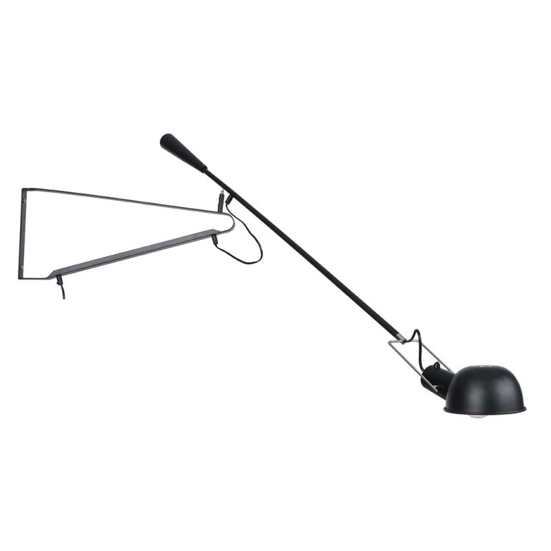 

Nordic Creative Living Room hotel Bedroom light Retro loft Wall Lamp adjustable lampada rail project lamp arts wall sconce