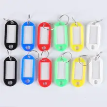 1 шт./лот, цветные значки для ключей, ярлыки для ключей, разделенные кольца для автомобильных дверей, брелки для ключей, портативные аксессуары для путешествий