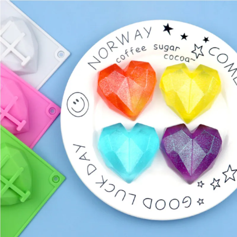 Dog Paw Heart Shape Halloween Chocolate Cake Mooncake Soap Silicone Mold DIY Fondant Decorating Baking Tool Mother's Day Gifts