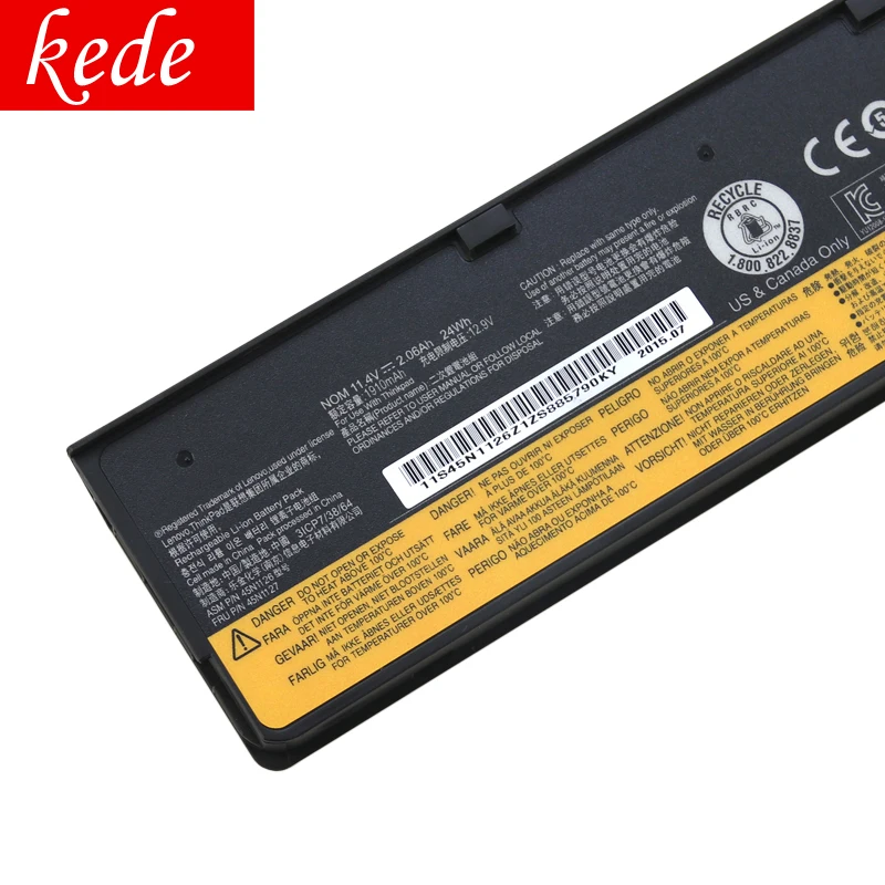 Аккумулятор kede для ноутбука Lenovo ThinkPad X240 T440S T440 X250 T450S X260 S440 S540 45N1130 45N1131 45N1126 45N1127