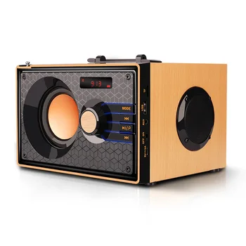 

A200 New Mini Computer Wireless Wooden Bluetooth Speaker Outdoor Subwoofer Card Audio