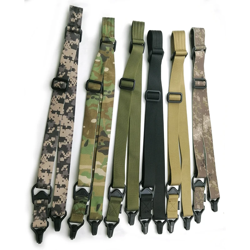 

Hunting Dual Two 2 Points Rifle MS3 Sling Adjustable Nylon multifunctional Gun rope Airsoft Tactical Shooting gun Accessories