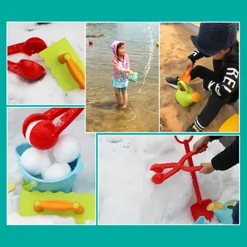 

Duck Shaped Snowball Maker Clip Children Outdoor Winter Snow Sand Mold Tool C90B