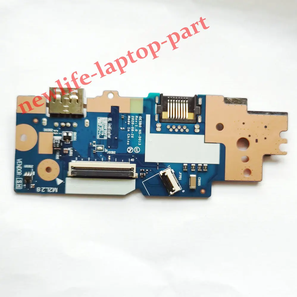 Botão de Alimentação Usb para Lenovo Thinkpad Botão Power Wlan io Board E15 Gen2 20td 20te 5c50z44717 Ns-d013 Testado Original - Imagem 2